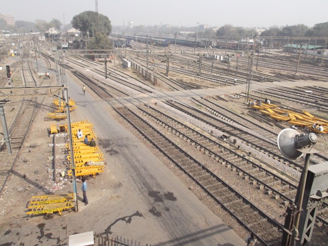 Vías Estación Nueva Delhi