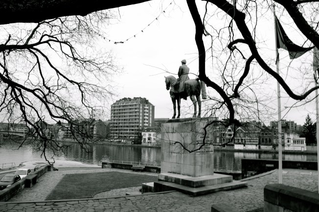 Namur en blanco y negro