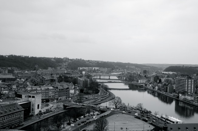 Namur en Blanco y Negro.